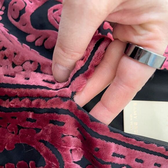 Ramy Brook Clarice Velvet Mini Dress Size XS NWT DAMAGED - Picture 12 of 13